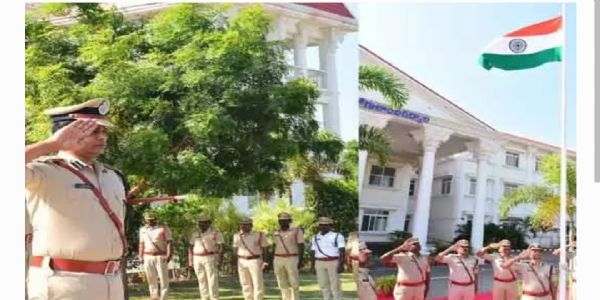 తెలంగాణ ప్రజా పాలన దినోత్సవం.. జాతీయ జెండా ఆవిష్కరించిన ఎస్పీ